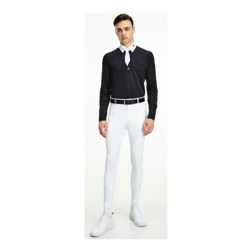 Tommy Hilfiger Equestrian, Tommy Hilfiger Equestrian Reithose Kniegrip Performance Herren - Th Optic White Grösse Bekleidung Herren: XS