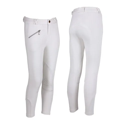 QHP, QHP Reithose Junior - Weiss -  Farbe: Weiss, Grösse Bekleidung Kinder: 164