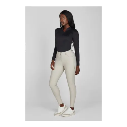Pikeur, Pikeur Reithose Ceelina SD Highwaist Kniegrip - Pearl Gray -  Grösse: 36