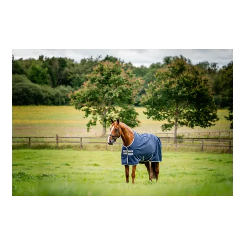 Horseware, Horseware Weidedecke Ripstop Amigo Orig 100g - Navy/Titanium Grey -  Grösse Pferdedecken: 145 cm