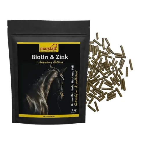 Marstall, Marstall Biotin & Zink, pelletiert - Schwarz -  Inhalt: 1 kg