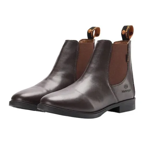 Marengo, Marengo Reitstiefelette Classic Kunstleder - Braun -  Farbe: Braun, Schuhgrösse: 35