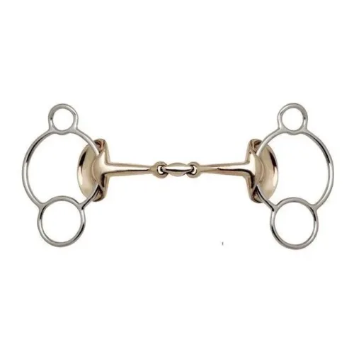 Stübben, Stübben Golden Wings 3-Ring Pessoatrense doppelt gebrochen Gebisslängegrösse: 11.5 cm