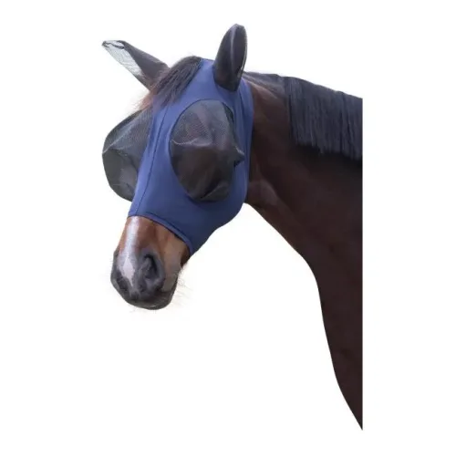 Kerbl, Kerbl Fliegenschutzmaske FinoStretch - Blau -  Grösse Pferd: Full, Farbe: Blau