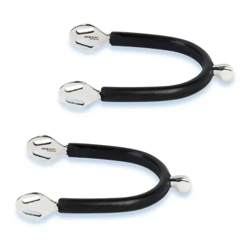 Stübben, Stübben Knopfsporen SEQ Soft Touch gummiert Grösse Sporen: 30 mm