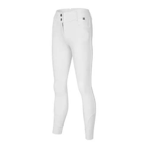 Kingsland, Kingsland Reithose KLKora H-Shape Vollgrip Damen - White -  Grösse: 40