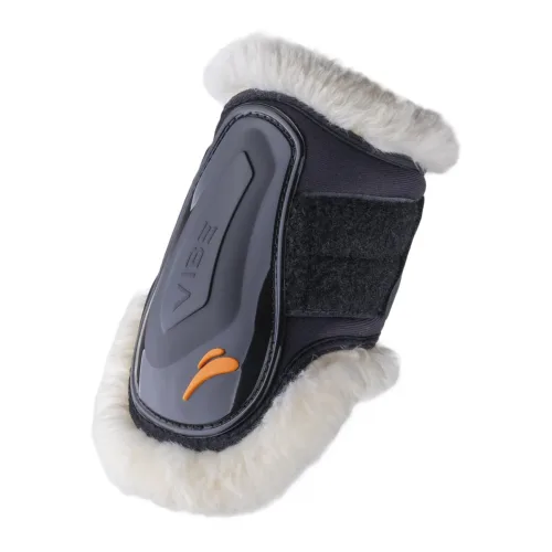 eQuick, eQuick Streichkappen VIBE VELCRO FLUFFY - Schwarz -  Grösse: M, Farbe: Schwarz