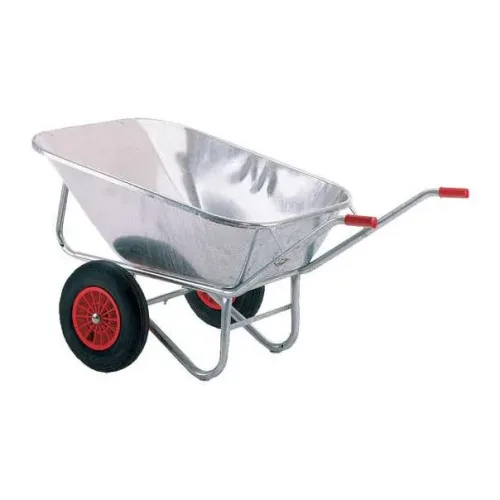 Growi, Growi Grossmuldenkarre 200 Liter - 2 Rad - Silber -