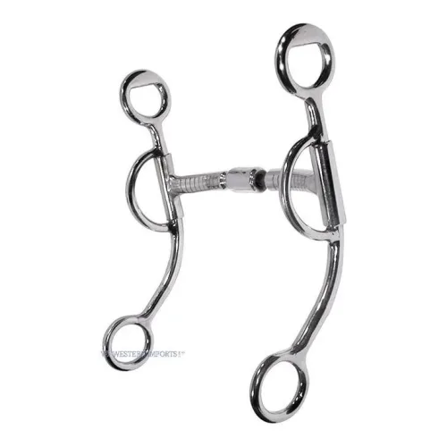 Western Imports, Western Imports Billy Allen Bit Short Shanks - Silver -  Grösse: 5"