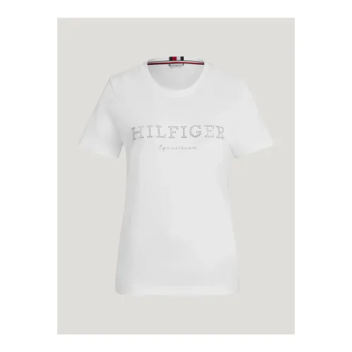 Tommy Hilfiger Equestrian, Tommy Hilfiger Equestrian T-Shirt Belmont Damen - Optic White -  Farbe: Optic White, Grösse Bekleidung Damen: S