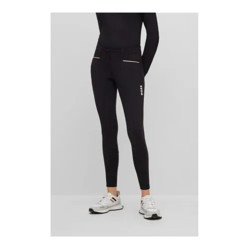 BOSS Equestrian, BOSS Equestrian Reithose Heather Vollbesatz Damen - Black -  Farbe: Black, Grösse Bekleidung Damen: XL