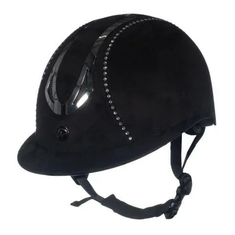 HKM, HKM Reithelm Illusion Diamond - Schwarz -  Reithelmgrössen: 55-57