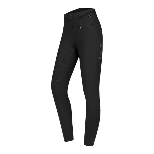Elt, Elt Reithose Maja Glam Curved High Waist Damen - Schwarz -  Farbe: Schwarz, Grösse Bekleidung Damen: 42