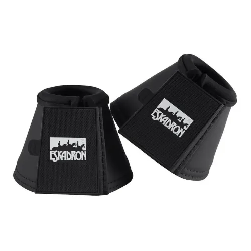 Eskadron, Eskadron Sprungglocken Kunstleder - schwarz Farbe: Schwarz, Grösse Hufglocken: XL