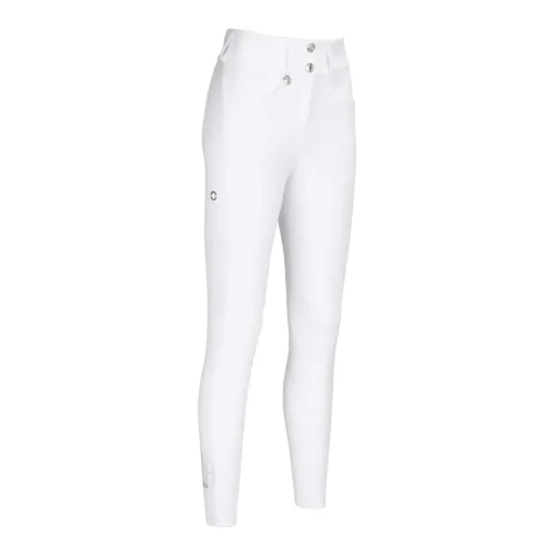 Pikeur, Pikeur Reithose Vollgrip Midwaist Damen - White -  Farbe: White, Grösse Bekleidung Damen: 42
