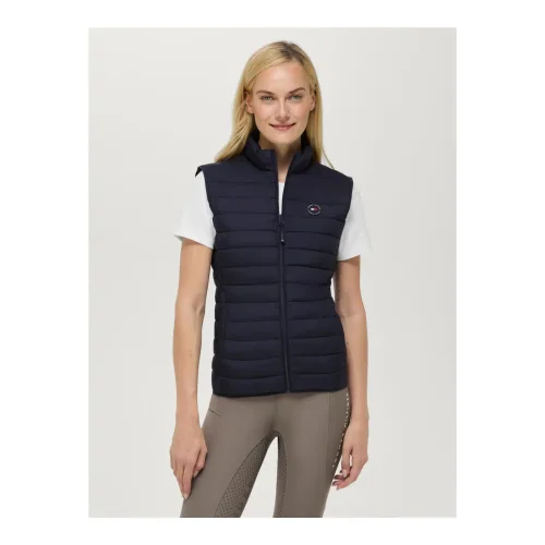 Tommy Hilfiger Equestrian, Tommy Hilfiger Equestrian Steppweste Serano Damen - Desert Sky -  Farbe: Desert Sky, Grösse: L