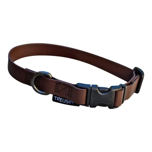 Treusinn., Treusinn. Hundehalsband verstellbar Biothane STAY - schokobraun Groessen: 25 mm / S, 20-30 cm