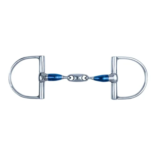 Waldhausen, Waldhausen D-Ring Gebiss Sweet Iron doppelt gebrochen - Silber -  Grösse: 12,5