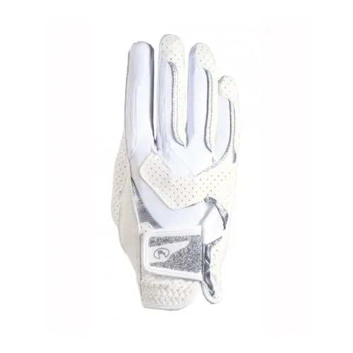 Roeckl, Roeckl Reithandschuh Function Lara - weiss silver Grösse Handschuhe: 8, Farbe: Weiss Silver