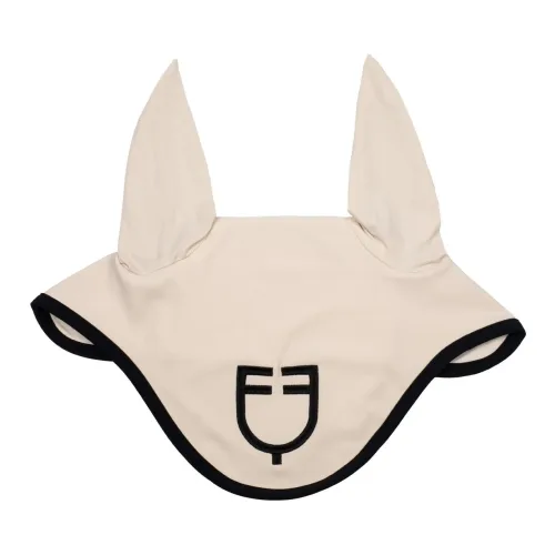 Equestro, Equestro Ohrengarn Black Line Logo - Beige -  Grösse: Full, Farbe: Beige