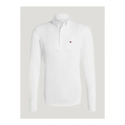 Tommy Hilfiger Equestrian, Tommy Hilfiger Equestrian Turniershirt Neville Herren - Optic White -  Grösse Bekleidung Herren: XXL