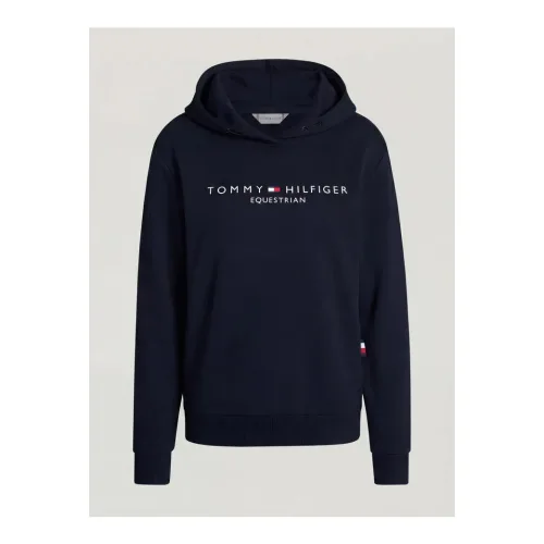 Tommy Hilfiger Equestrian, Tommy Hilfiger Equestrian Hoodie Anniversary Damen - Desert Sky -  Grösse: L, Farbe: Desert Sky