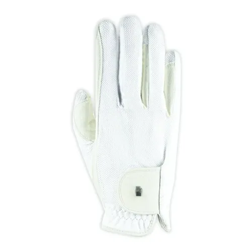 Roeckl, Roeckl Reithandschuh Roeck Grip Lite Unisex - Weiss -  Farbe: Weiss, Grösse Handschuhe: 7