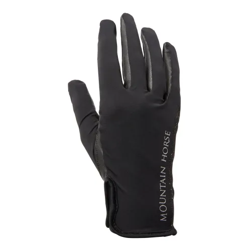 Mountain Horse, Mountain Horse Sparkle Cooling Glove - Black -  Grösse Bekleidung Damen: L