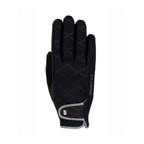 Roeckl, Roeckl Reithandschuh Julia Damen - schwarz Grösse Handschuhe: 8.5, Farbe: Schwarz