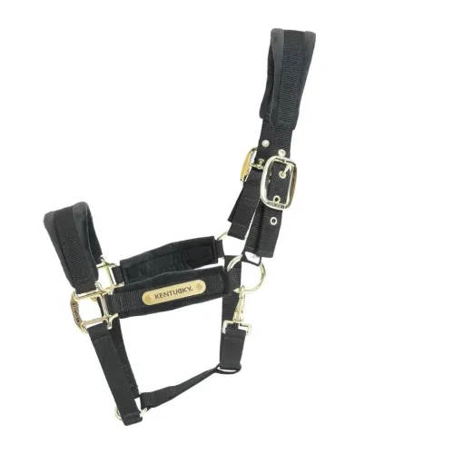 Kentucky, Kentucky Halfter Velvet - Schwarz -  Farbe: Schwarz, Grösse Pferd: Cob