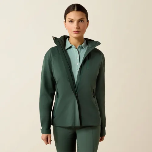 Ariat, Ariat Regenjacke H2O Coastal Damen - Monstera -  Grösse Bekleidung: S