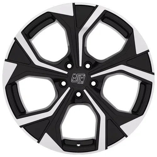Felgen MSW 43 8.0x20 5x112 ET45 Gloss Black Full Polished