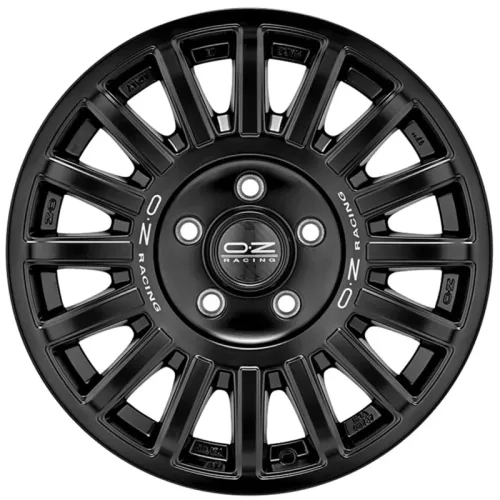 OZ, OZ RALLY RAID 8.0x17 5x112 ET35 MATT BLACK SILVER LETTERING Felgen