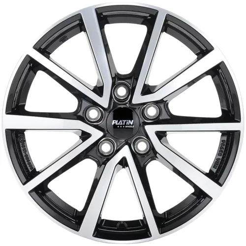 Felgen Platin P95 6.0x16 4x100 ET37 D-schwarz Fr.pol
