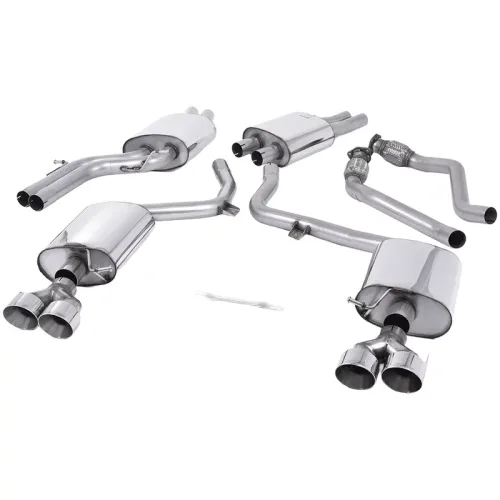Milltek, Cat-Back Milltek  60.3 Quad GT-100 Polished