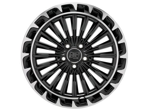 MSW, MSW 32 8.5x20 5x112 ET25 GLOSS BLACK+DIAMOND LIP Felgen