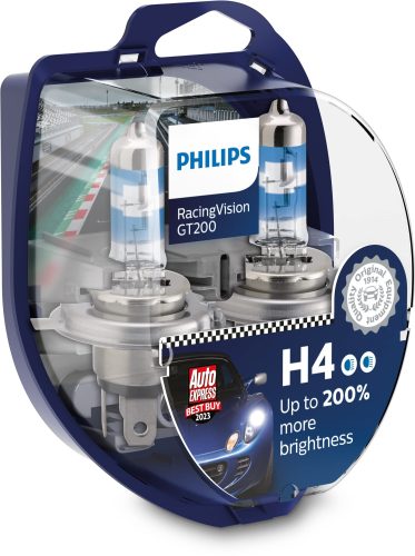 Philips, Philips Racing Vision Gt200 H4 | 200% mehr Licht