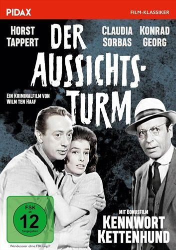Pidax Film- und Hörspielverlag, Der Aussichtsturm + Bonusfilm: KENNWORT KETTENHUND / Kriminalkomödie mit Horst Tappert und Konrad Georg + hochkarätiger Bonusfilm (Pidax Film-Klassiker)