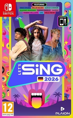 undefined, Spielesoftware "GAME Lets Sing 2026 für Switch German Version" Nintendo Switch