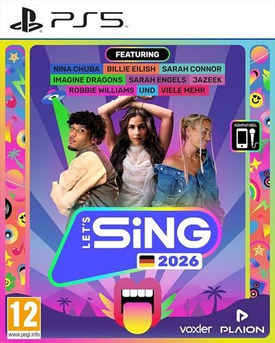 undefined, Spielesoftware "GAME Lets Sing 2026 für PS5 German Version" PlayStation 5