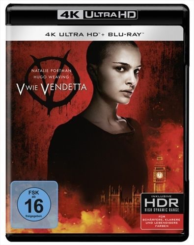 Warner Bros. (plaion Pictures), V wie Vendetta (4K Ultra HD) (+ Blu-ray 2D)