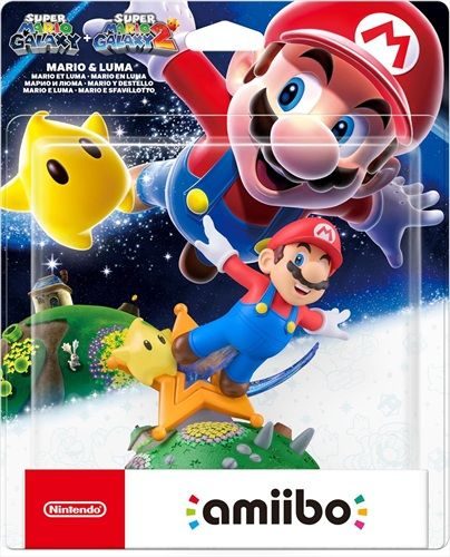 Nintendo, NINTENDO amiibo Mario & Luma (Super Galaxy + Super 2) Spielfigur