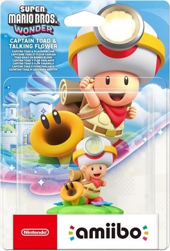 Nintendo, NINTENDO amiibo Kapitän Toad & Plauderblume (Super Mario Bros. Wonder) Spielfigur