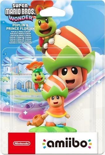 Nintendo, NINTENDO amiibo Poplin & Prinz Florian (Super Mario Bros. Wonder) Spielfigur