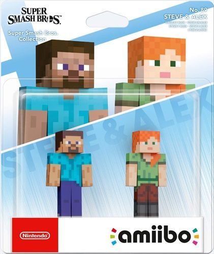 Nintendo, NINTENDO amiibo No. 89 Steve & Alex (Super Smash Bros. Collection) Spielfigur