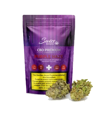 Swiss Botanic, Purple Haze CBD Blüten Indoor - 11g
