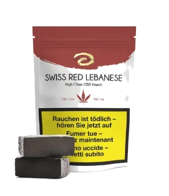 Genuine Swiss, Swiss Red Lebanese CBD Hash - 6g