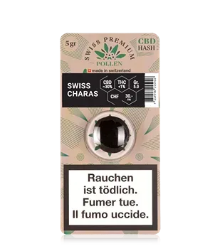 Swiss Premium Pollen, Swiss Charas CBD Hash - 5g