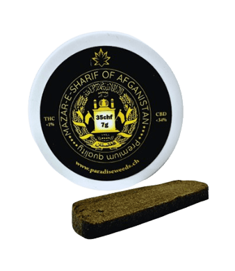 Paradise Weeds, Mazar-e-Sharif CBD Hash - 7g