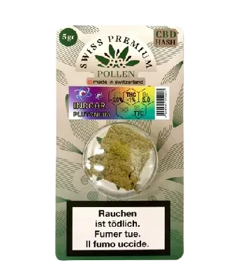 Swiss Premium Pollen, Plutonium CBD Hash - 5g